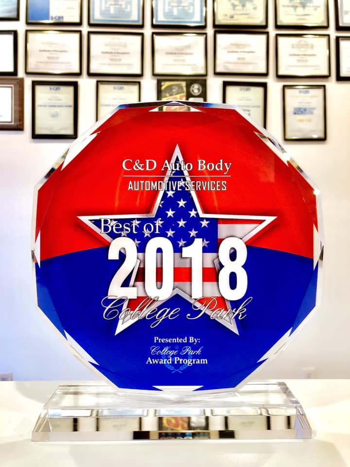 C&D Autobody award and certification - image 4