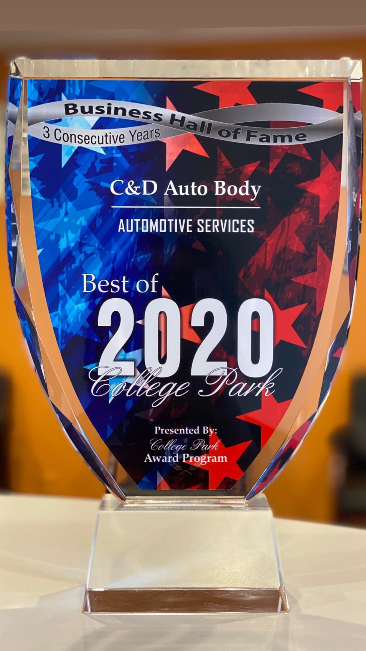 C&D Autobody award and certification - image 2