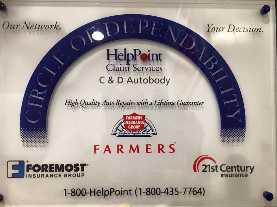 C&D Autobody award and certification - image 7